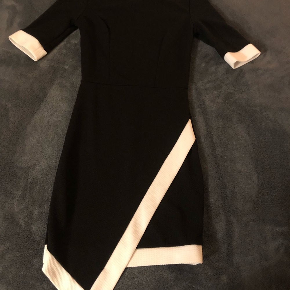 Black and white dress